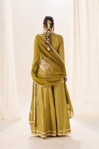 Organza Dupatta with Lumpo