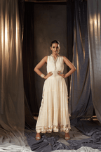 Saisha - Ivory Kurta Set with Gota Patti Detailing