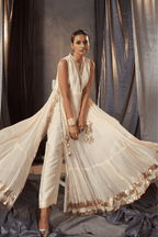 Saisha - Ivory Kurta Set with Gota Patti Detailing