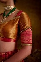 Naad Saubhagya- Multi Colour Lehenga with Elbow Sleeves Blouse and Dupatta