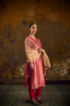 Naad Rupak - Pink Kurta Set with Pant and Dupatta