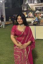 Nooriya - Rose Pink Saree with Gota Patti Detailing