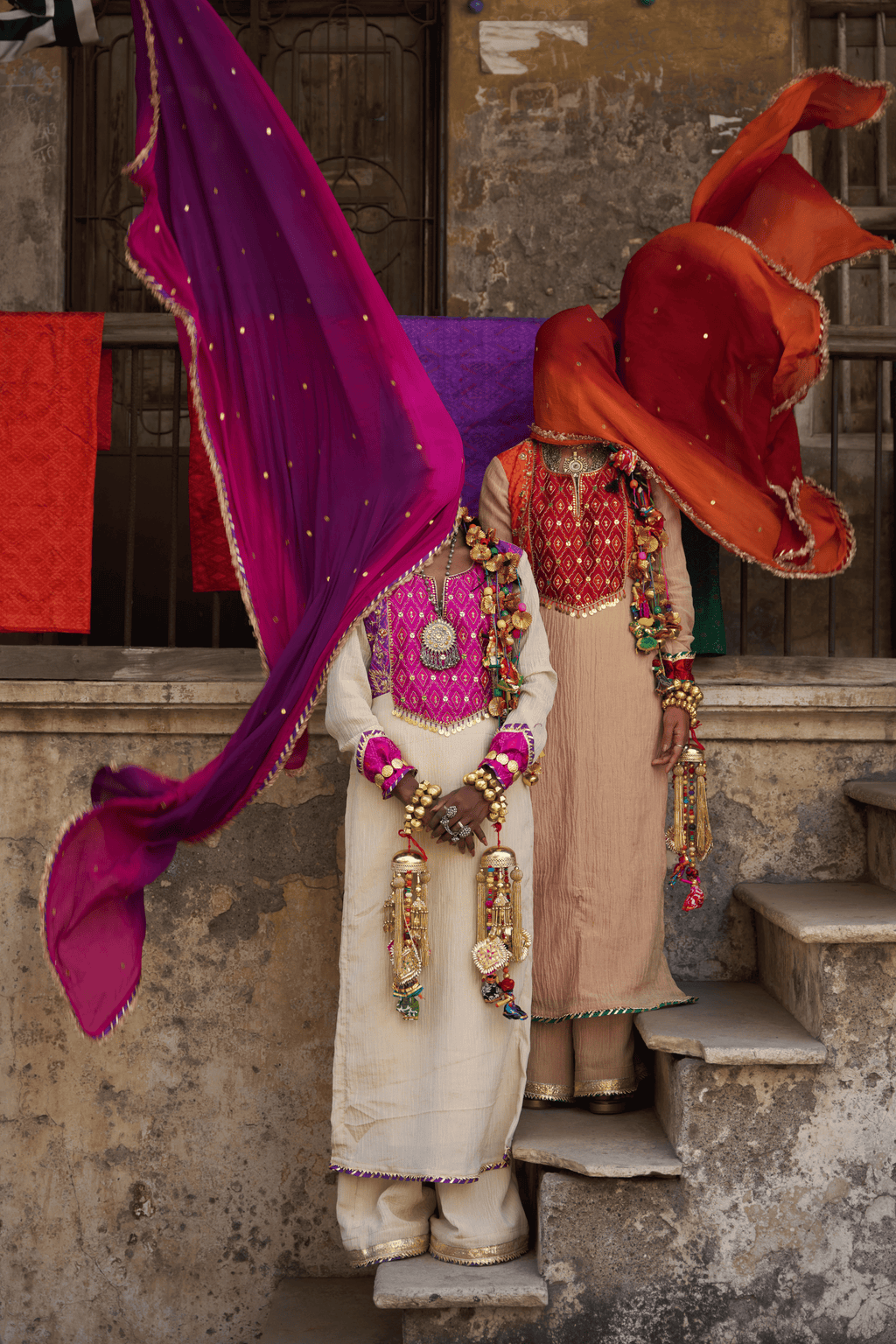 Chiffon Dupatta with Handwork