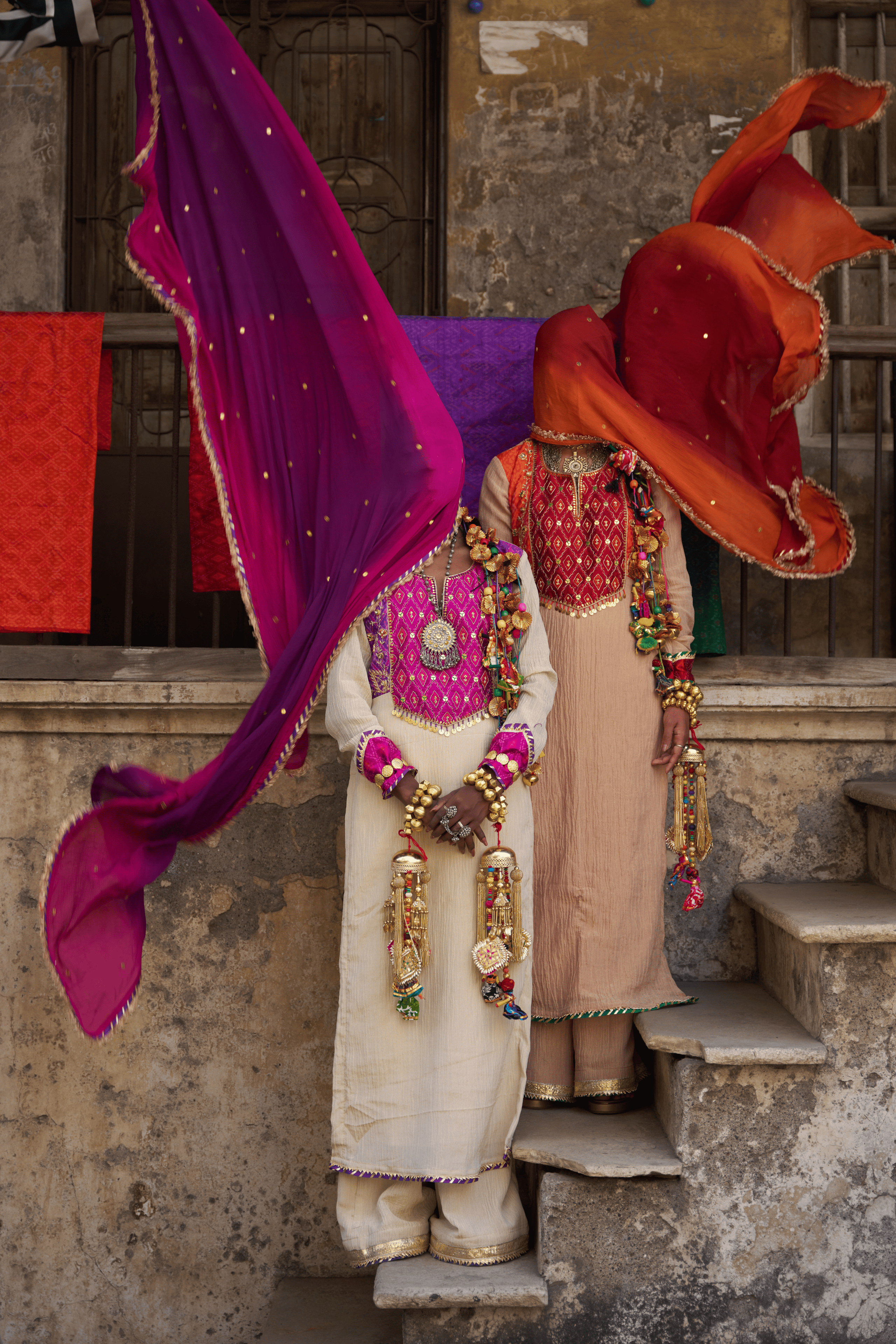 Chiffon Dupatta with Handwork